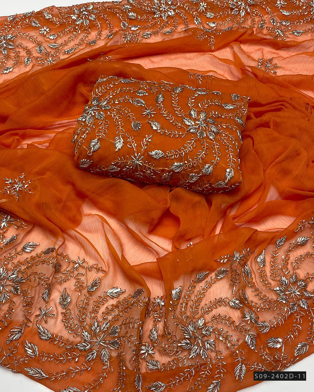 2 PC Unstitched Gotta Work Chiffon Collection