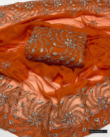 2 PC Unstitched Gotta Work Chiffon Collection