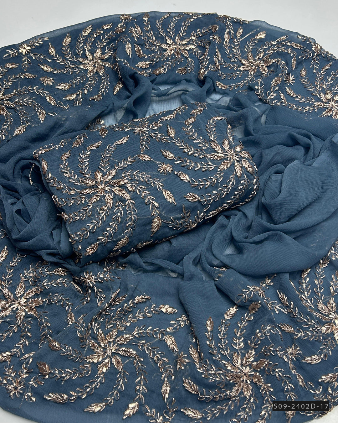 2 PC Unstitched Gotta Work Chiffon Collection