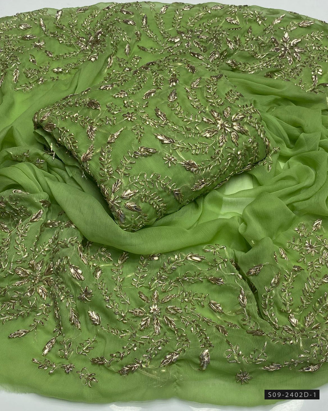 2 PC Unstitched Gotta Work Chiffon Collection