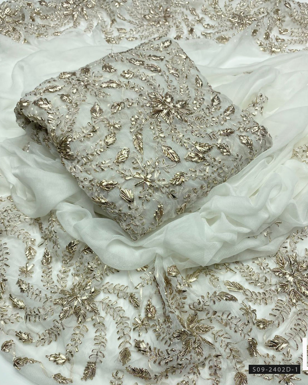 2 PC Unstitched Gotta Work Chiffon Collection