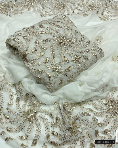 2 PC Unstitched Gotta Work Chiffon Collection