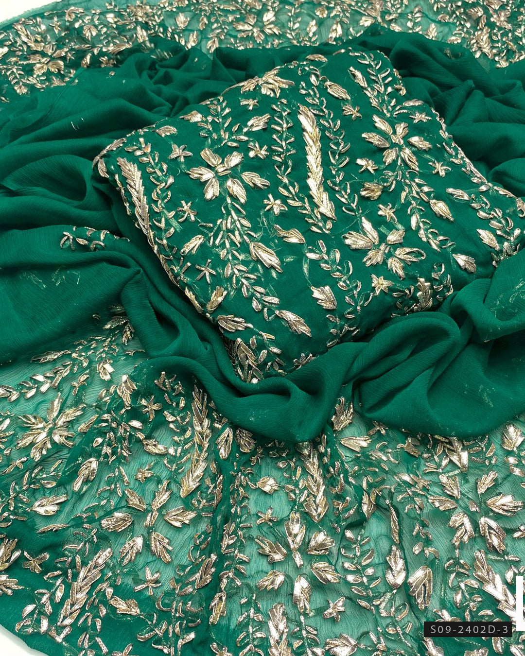 2 PC Unstitched Gotta Work Chiffon Collection
