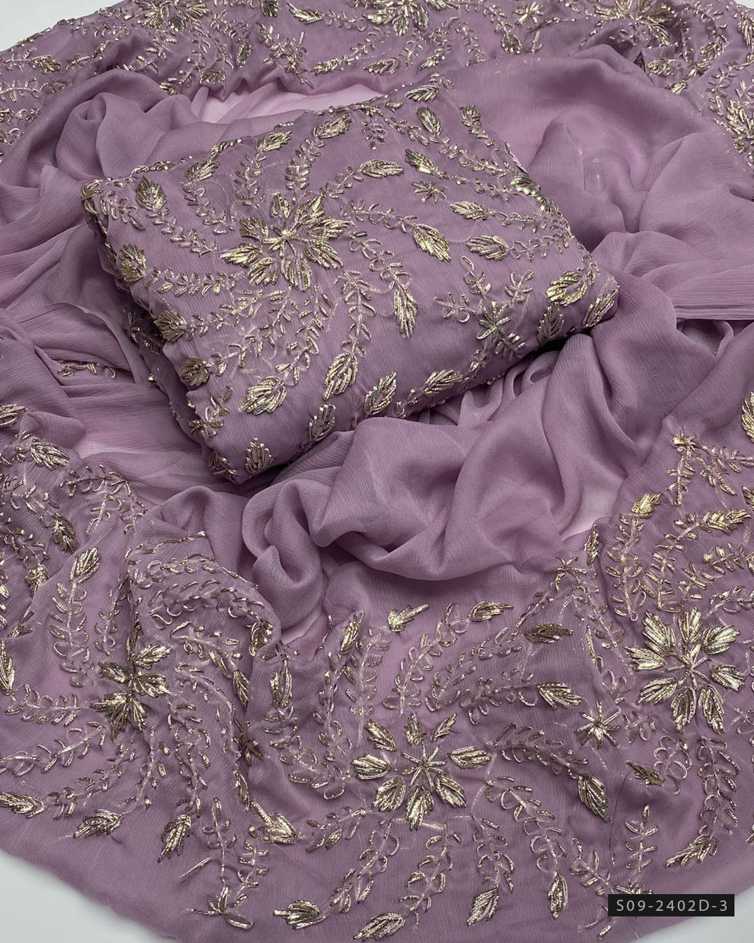 2 PC Unstitched Gotta Work Chiffon Collection