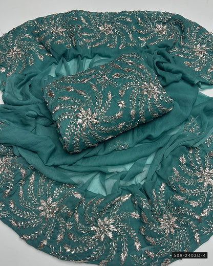 2 PC Unstitched Gotta Work Chiffon Collection