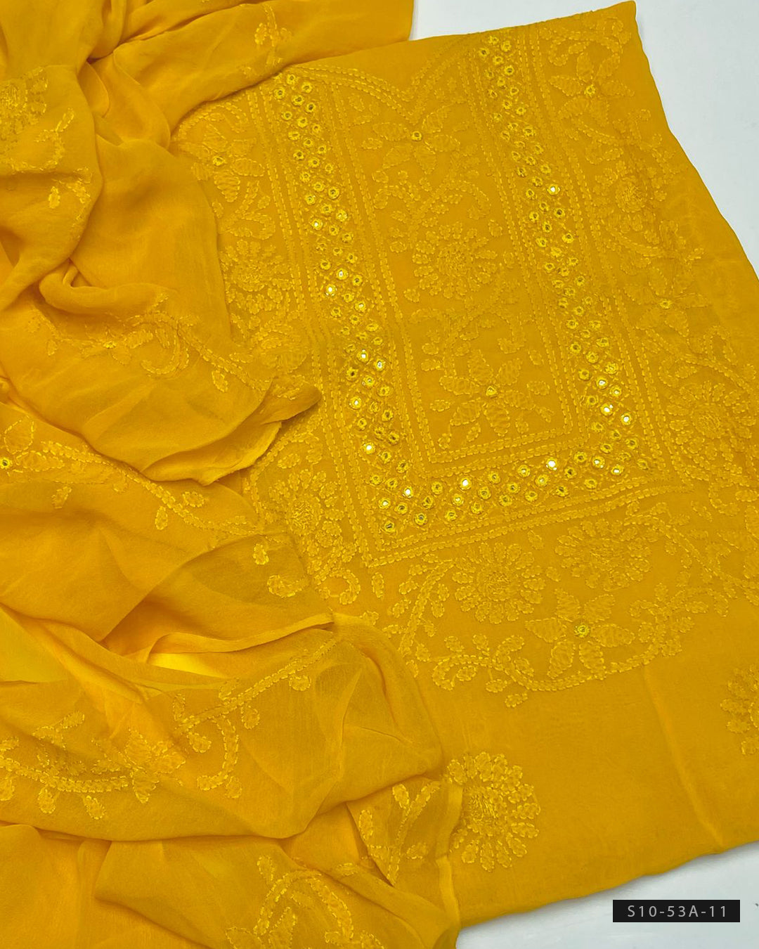 Shadow Sheesha Gala Embroidery Chiffon Dresses
