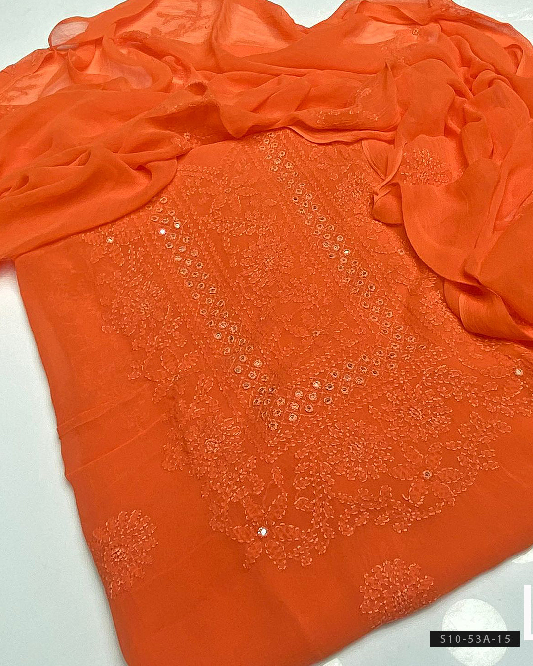 Shadow Sheesha Gala Embroidery Chiffon Dresses