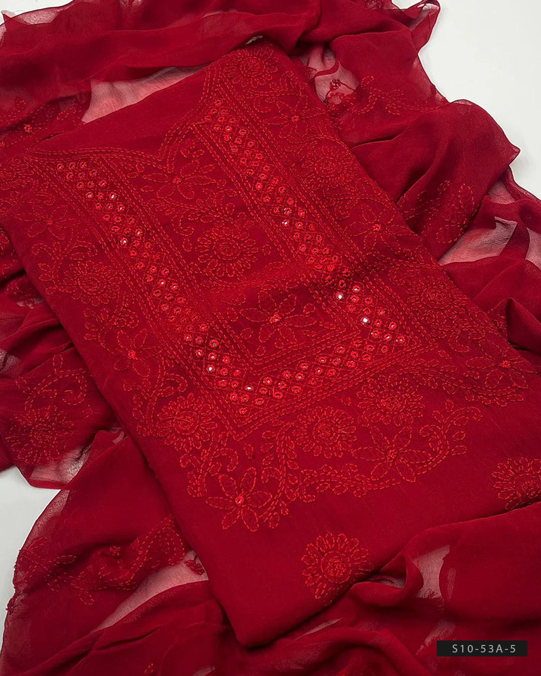 Shadow Sheesha Gala Embroidery Chiffon Dresses