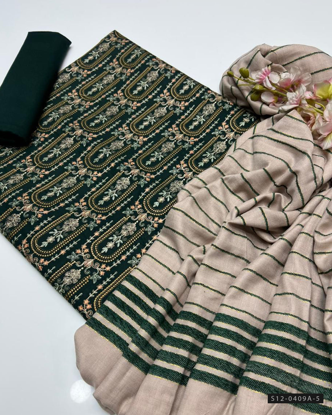 3 PC Unstitched Marina Dress Collection