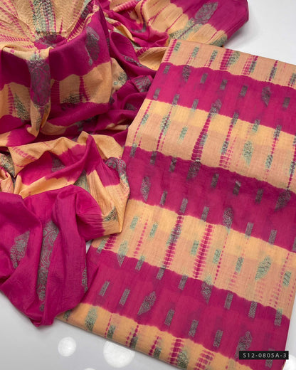 2 PC Unstitched Lawn Tie & Dye Dress Collection