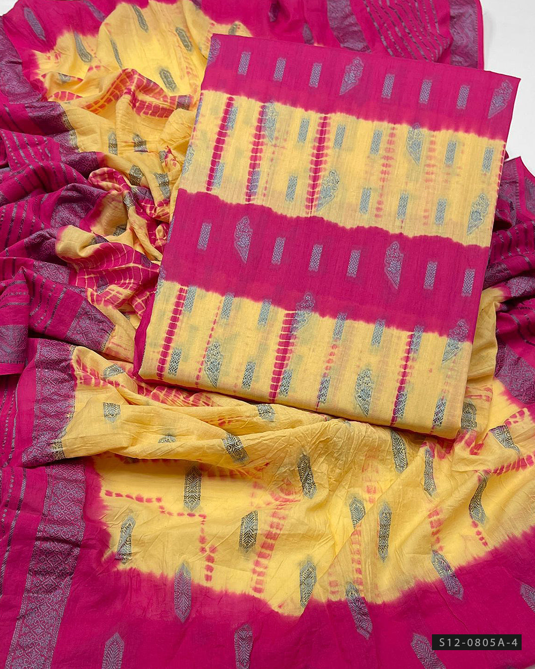 2 PC Unstitched Lawn Tie & Dye Dress Collection