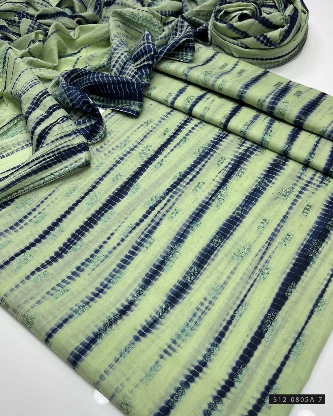 2 PC Unstitched Lawn Tie & Dye Dress Collection