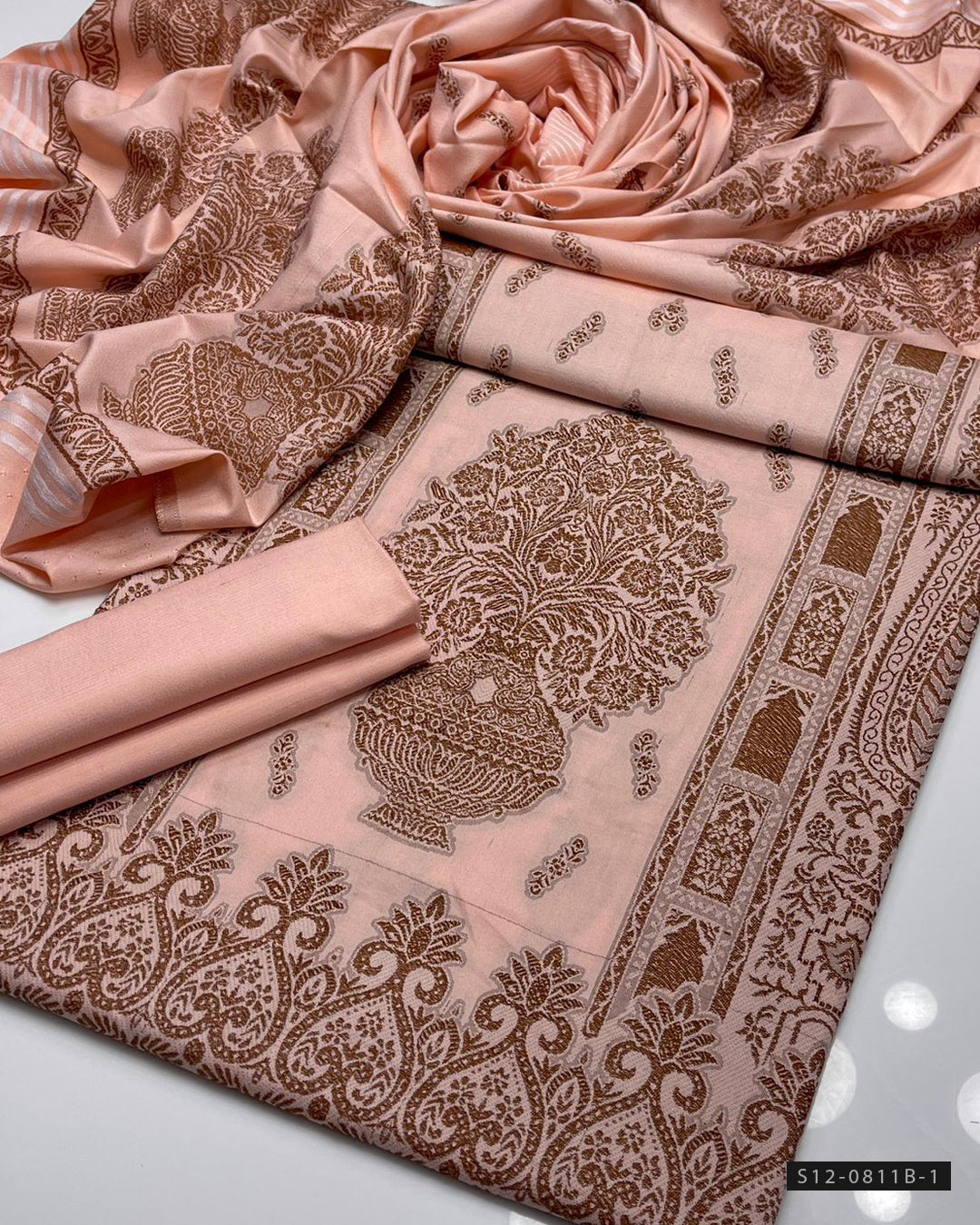 3 PC Unstitched Dhanak Dress Collection