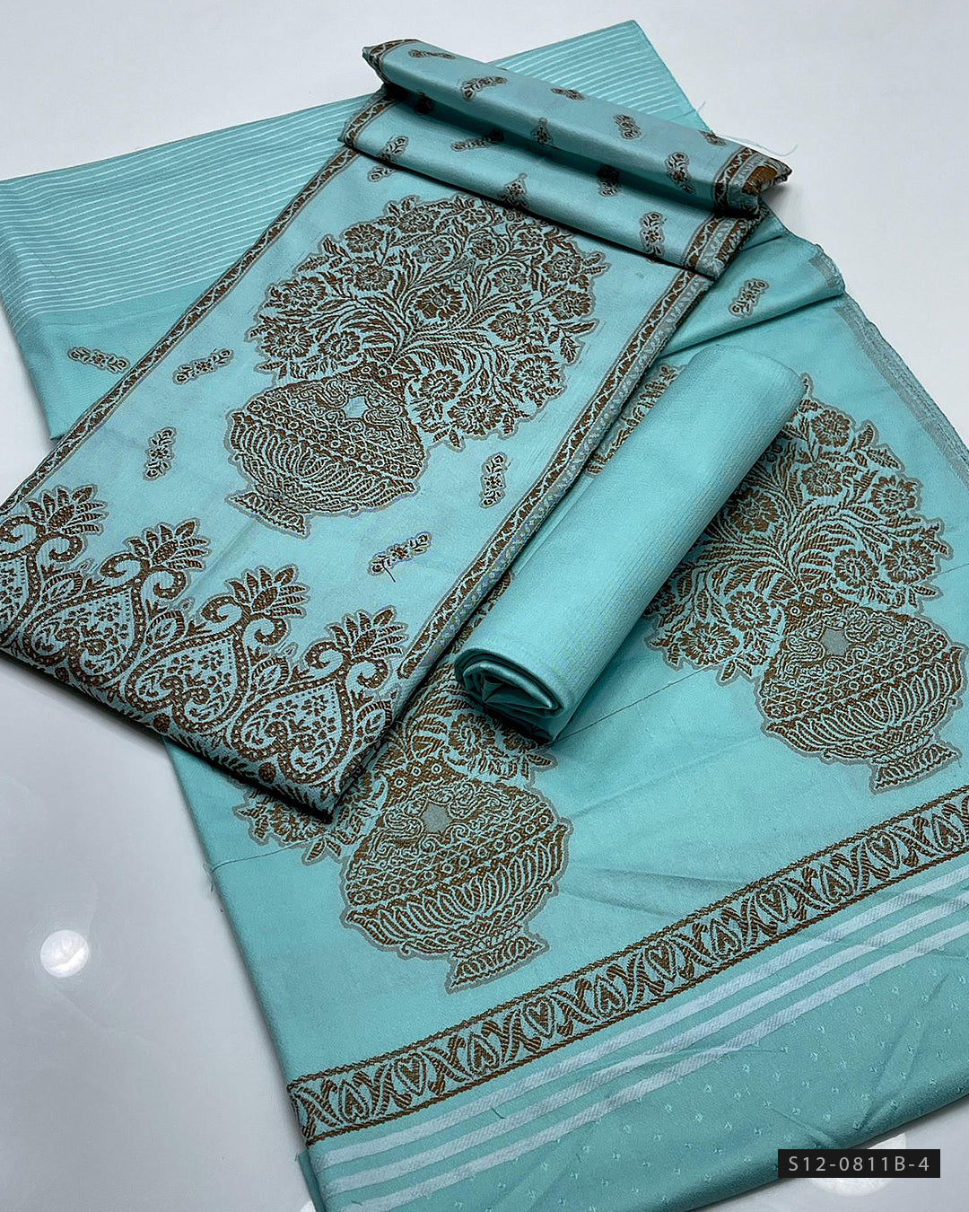 3 PC Unstitched Dhanak Dress Collection