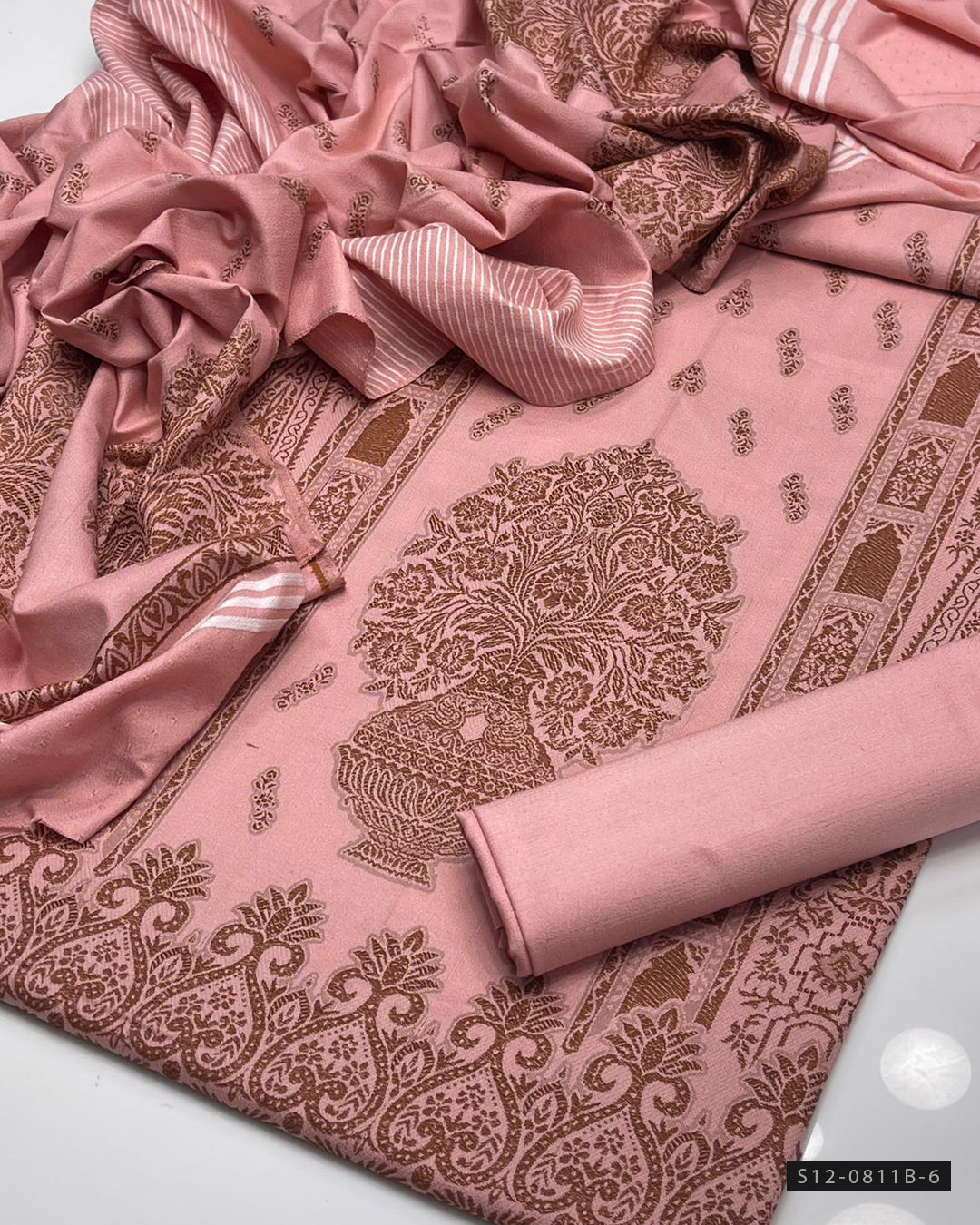 3 PC Unstitched Dhanak Dress Collection