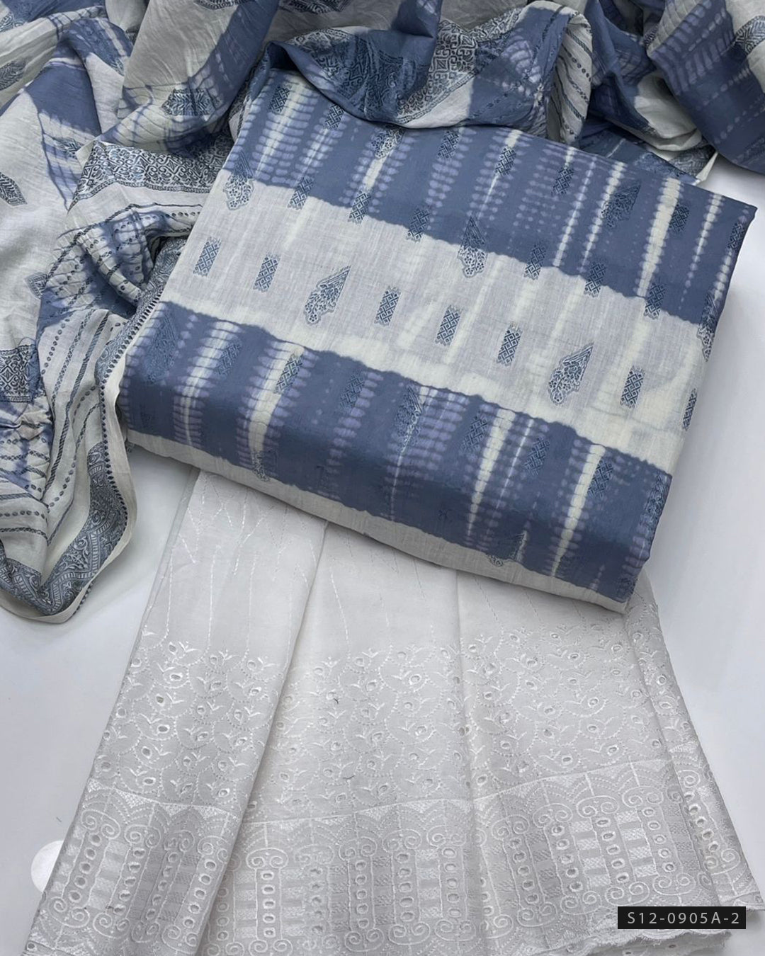 3 PC Unstitched Lawn Dress Collection