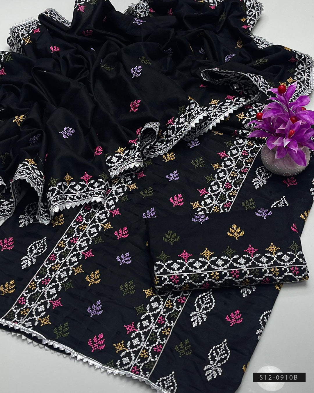 3 PC Unstitched Dhanak Dress Collection