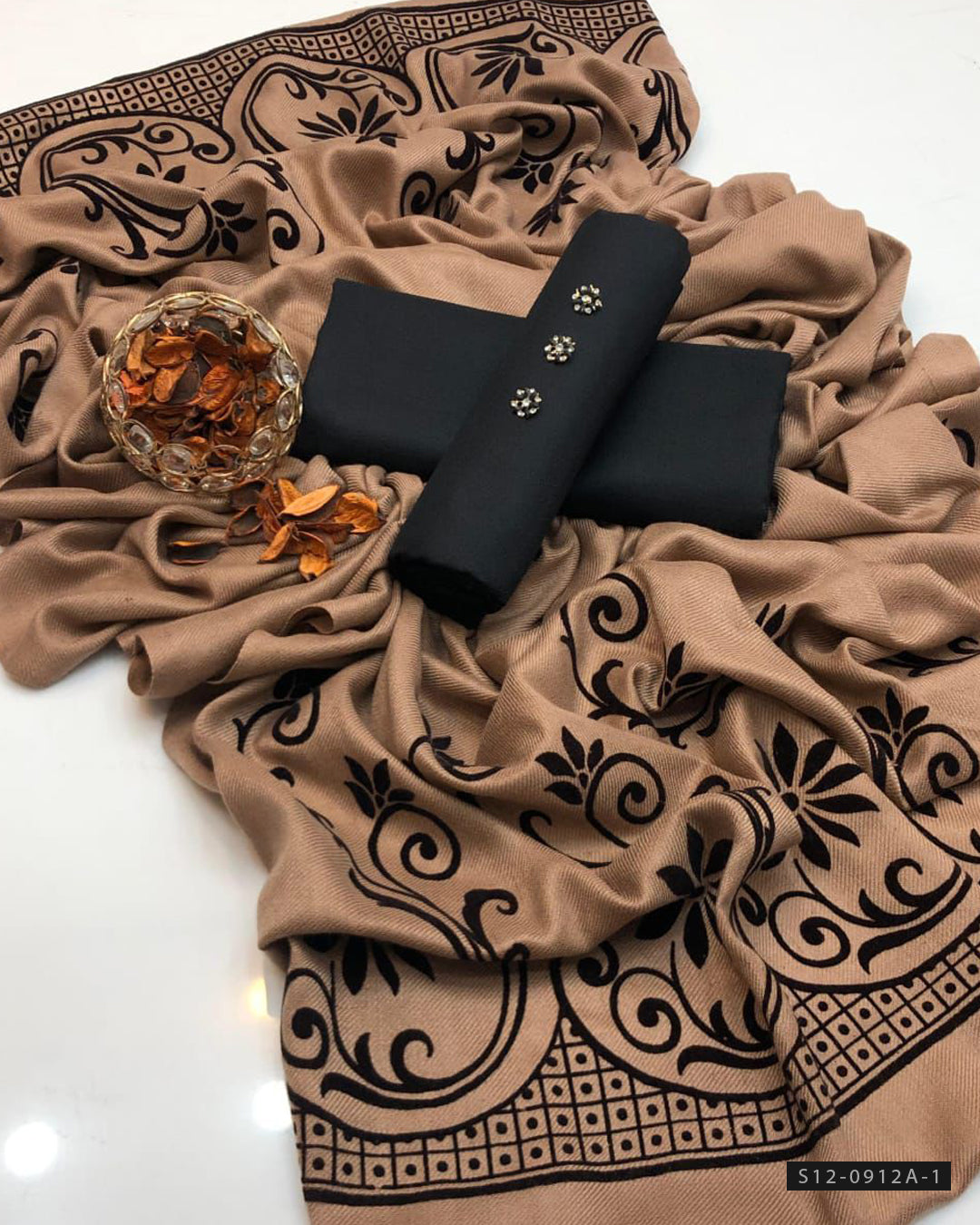 3 PC Unstitched Marina Dress Collection