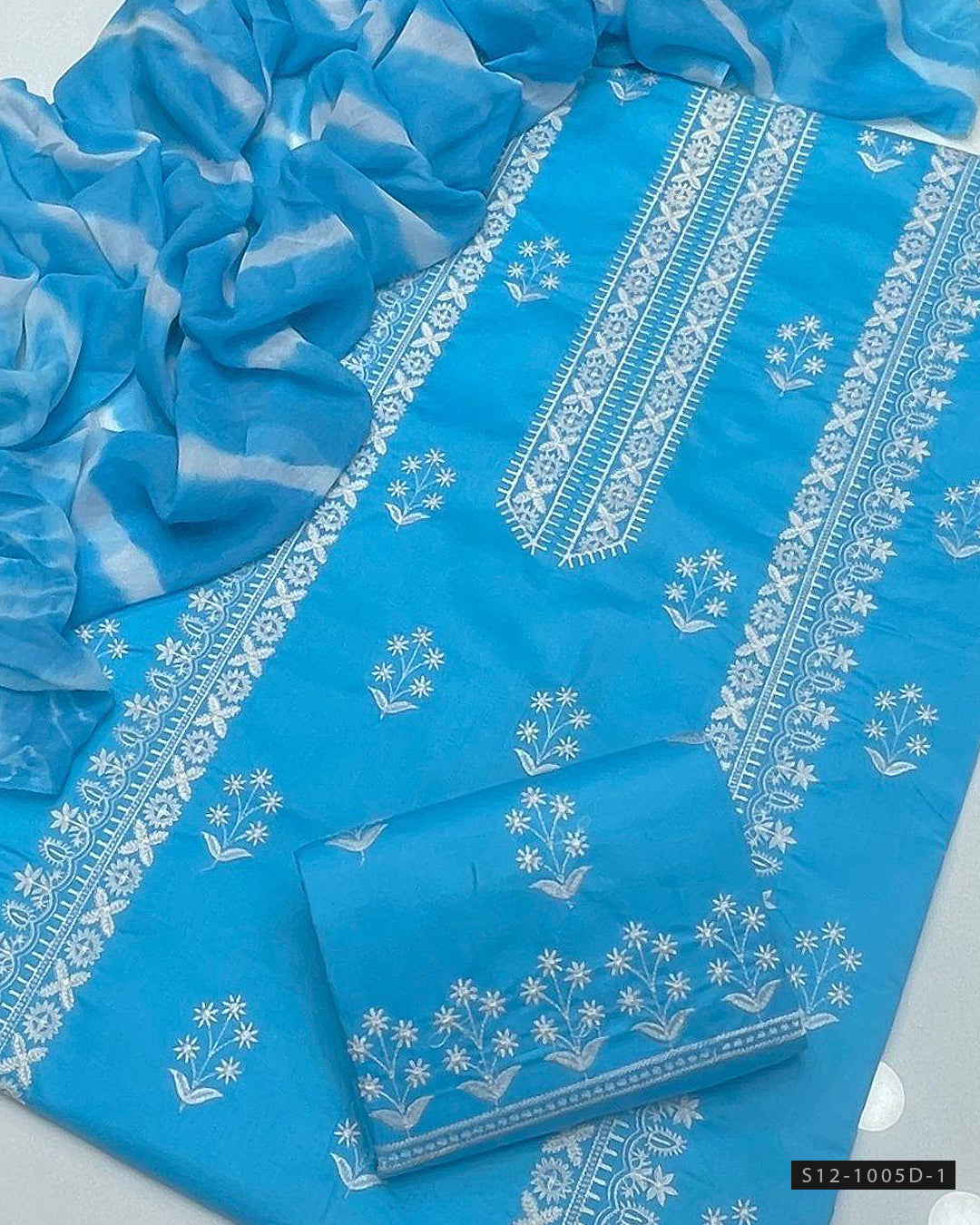 3 PC Unstitched Cotton Lawn Dress Collection