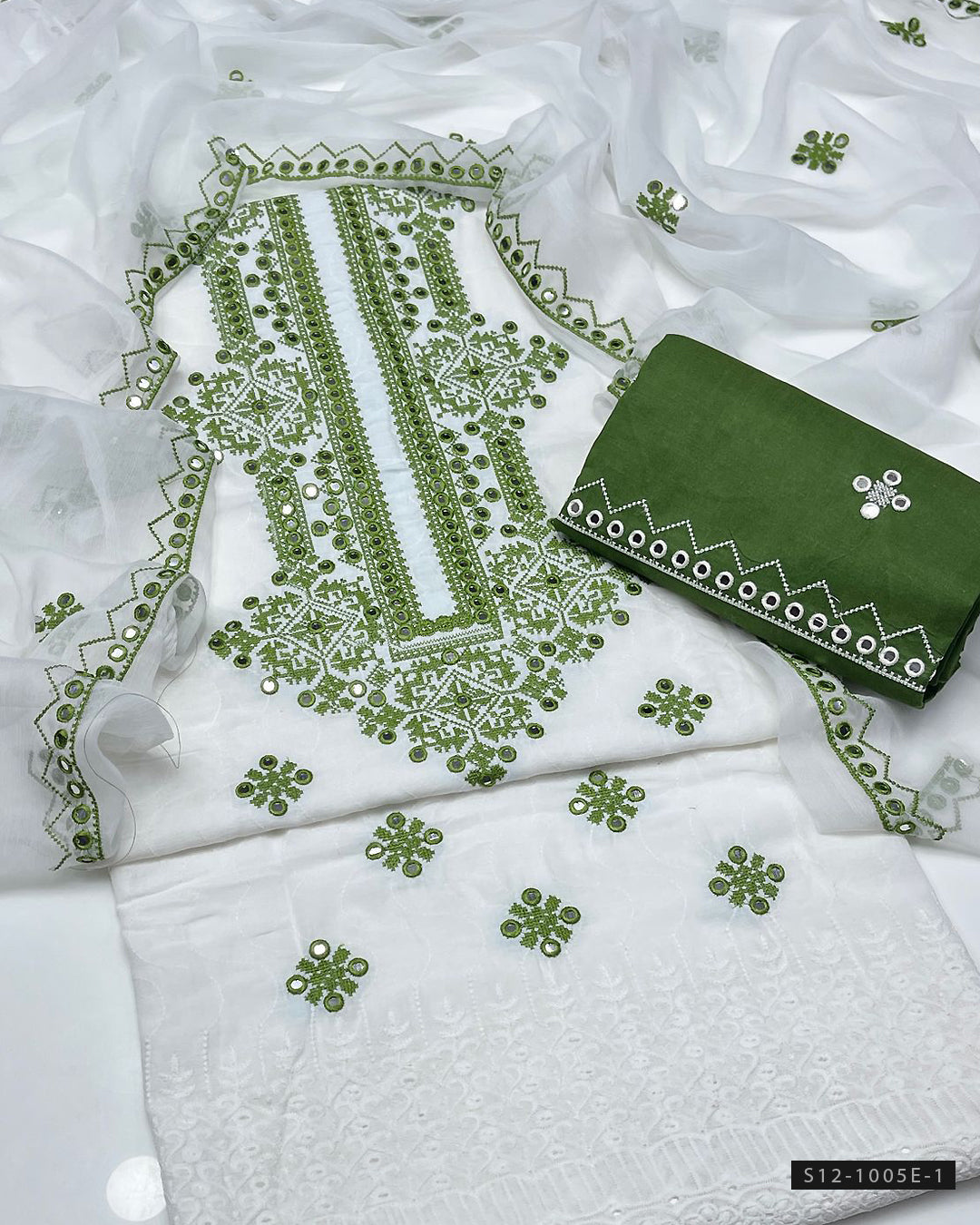 3 PC Unstitched Lawn Dress Collection