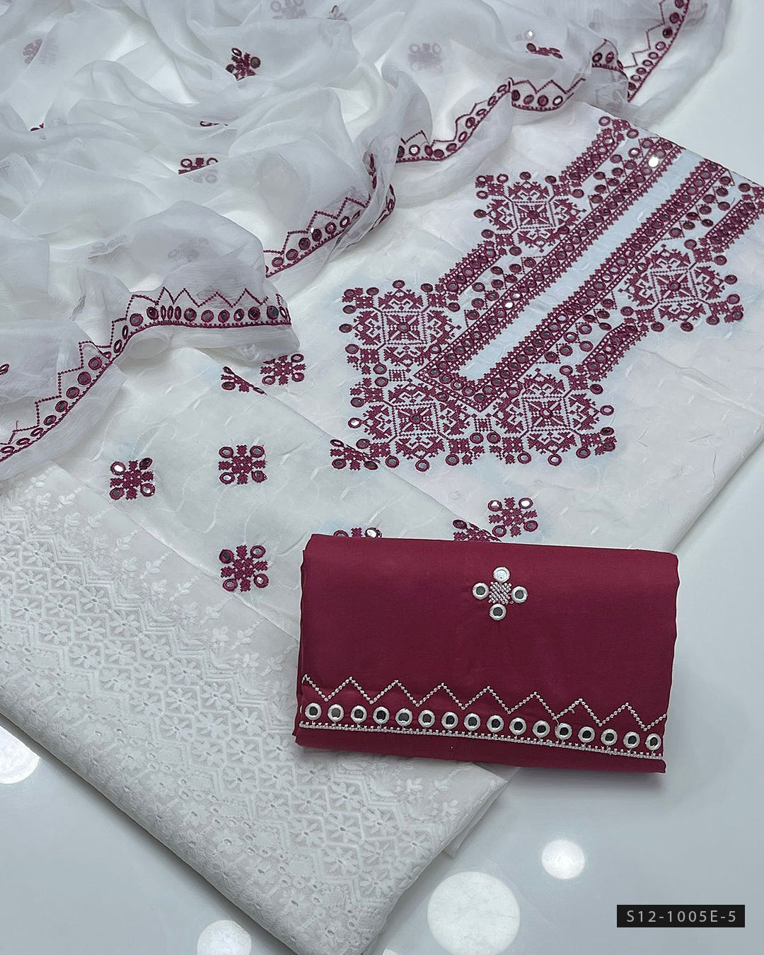 3 PC Unstitched Lawn Dress Collection