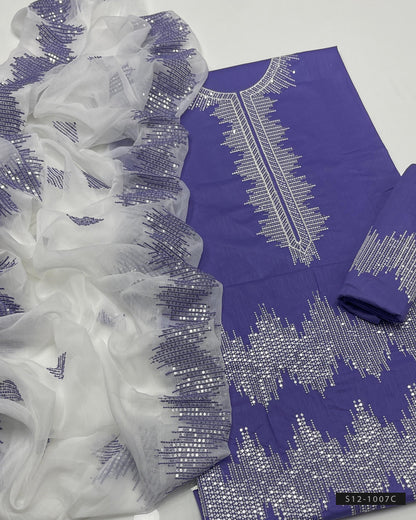 3 PC Unstitched Lawn Dress Collection