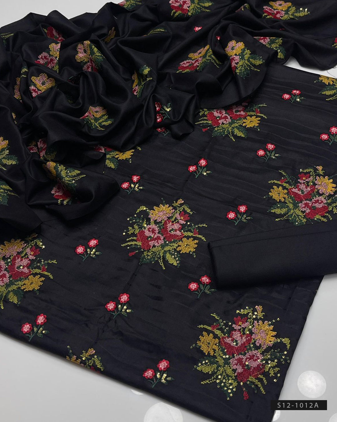 3 PC Unstitched Dhanak Marina Dress Collection