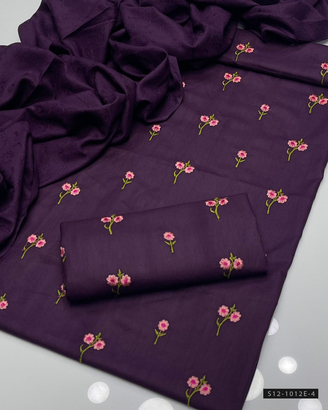 3 PC Unstitched Dhanak Dress Collection