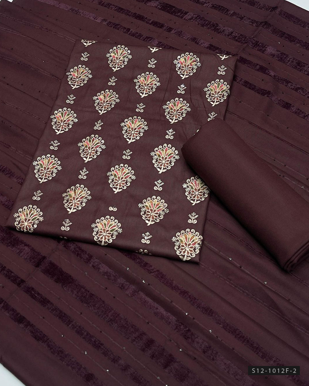 3 PC Unstitched Dhanak Dress Collection