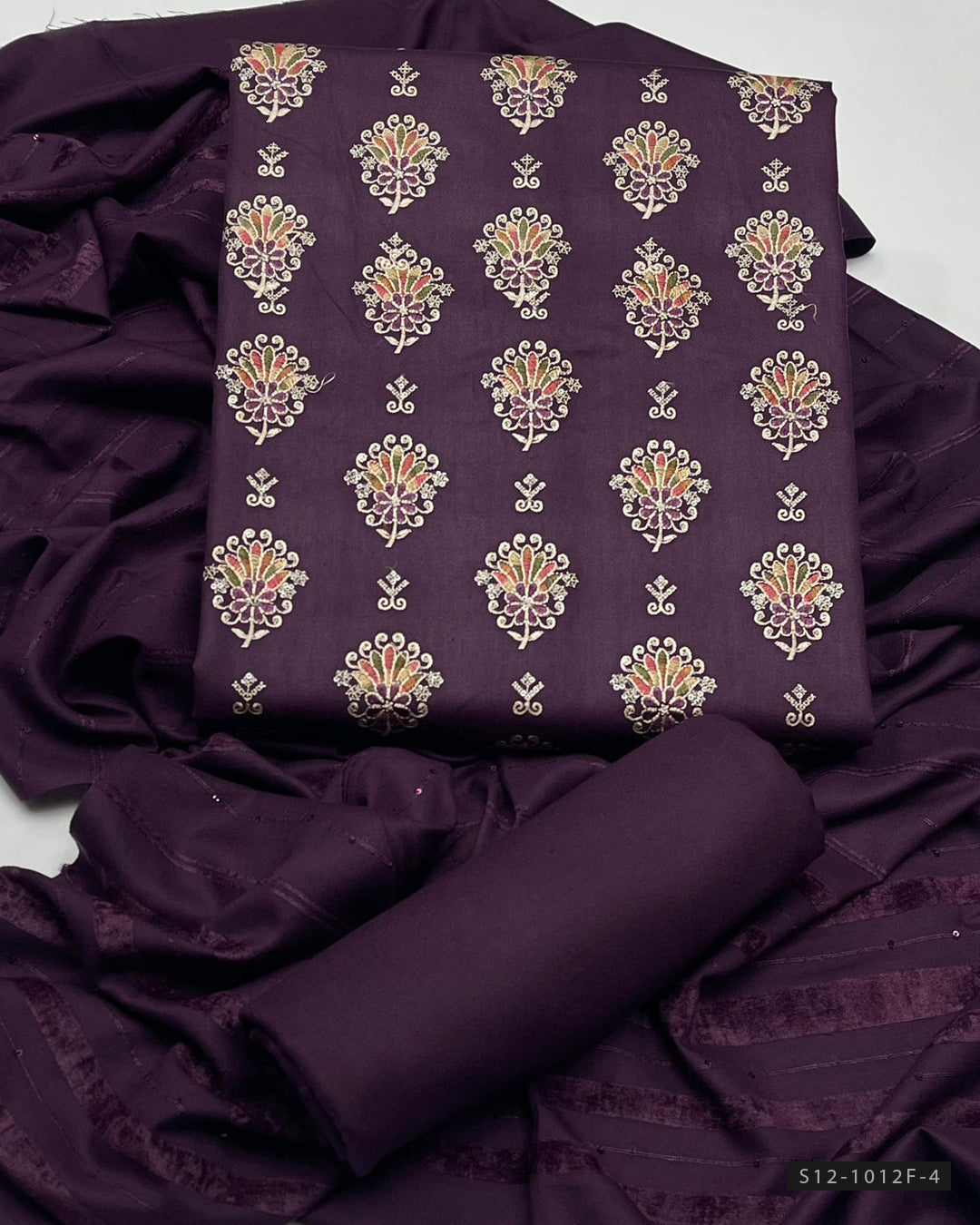 3 PC Unstitched Dhanak Dress Collection