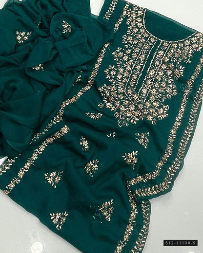 Handmade 2 PC Unstitched Chiffon Dress Collection