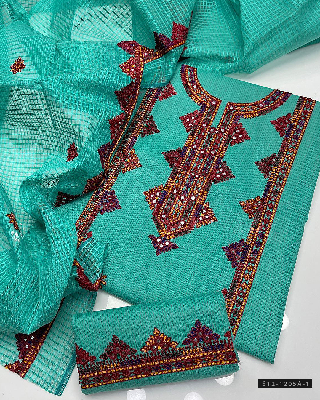 3 PC Unstitched Lawn Dress Collection