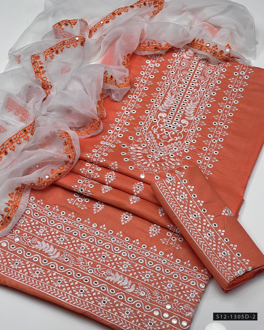 3 PC Unstitched Lawn Dress