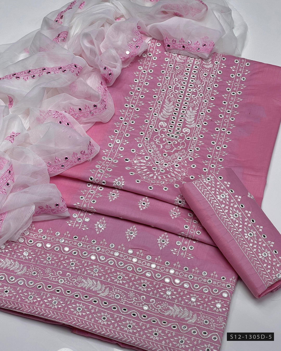 3 PC Unstitched Lawn Dress