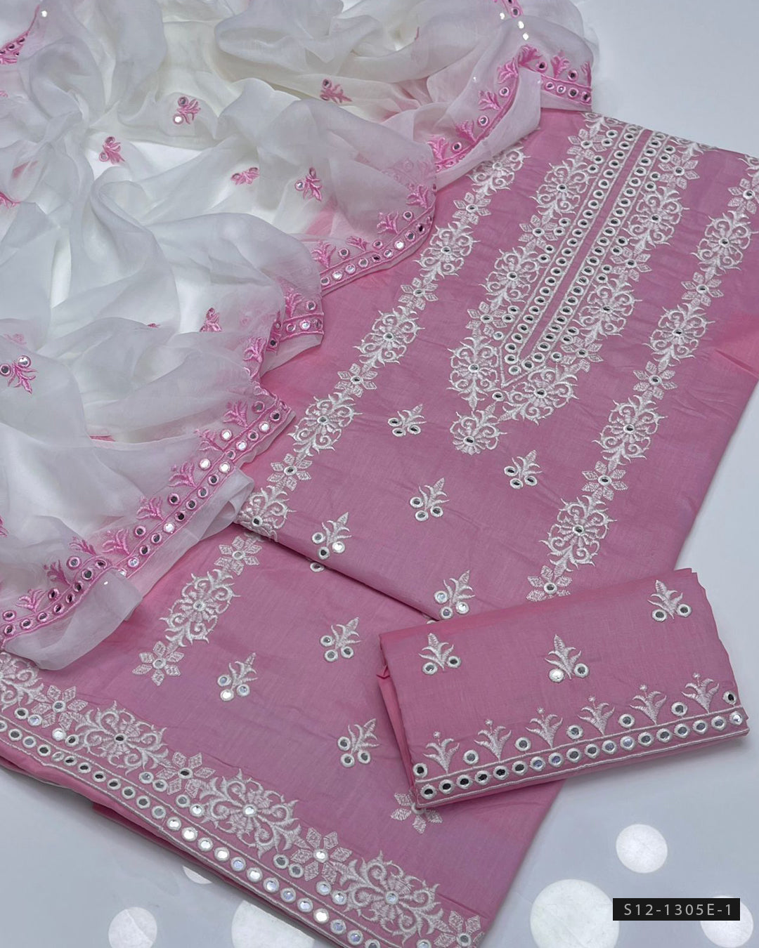 3 PC Unstitched Lawn Dress