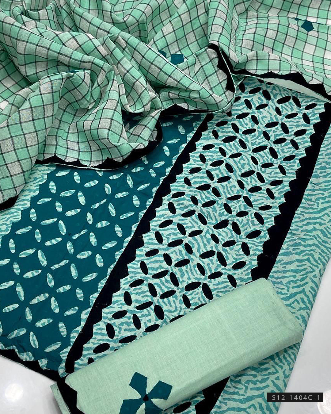 3 PC Unstitched Khadi Cotton Dress Collection