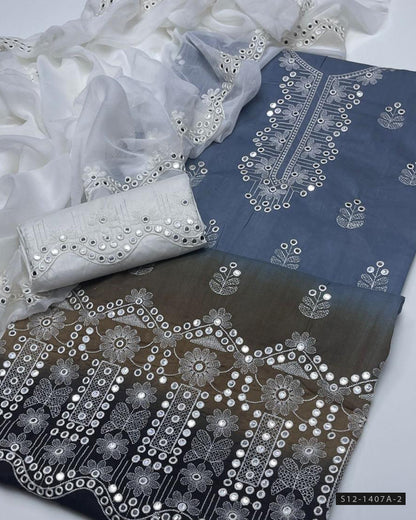 3 PC Cotton Lawn Dress