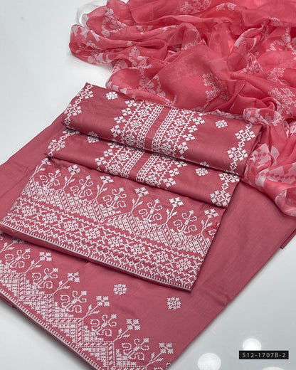 3 PC Unstitched Lawn Dress Collection