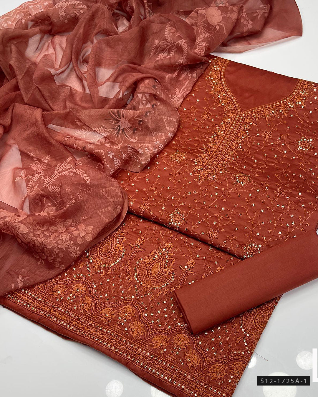 3 PC Unstitched Lawn Dress Collection
