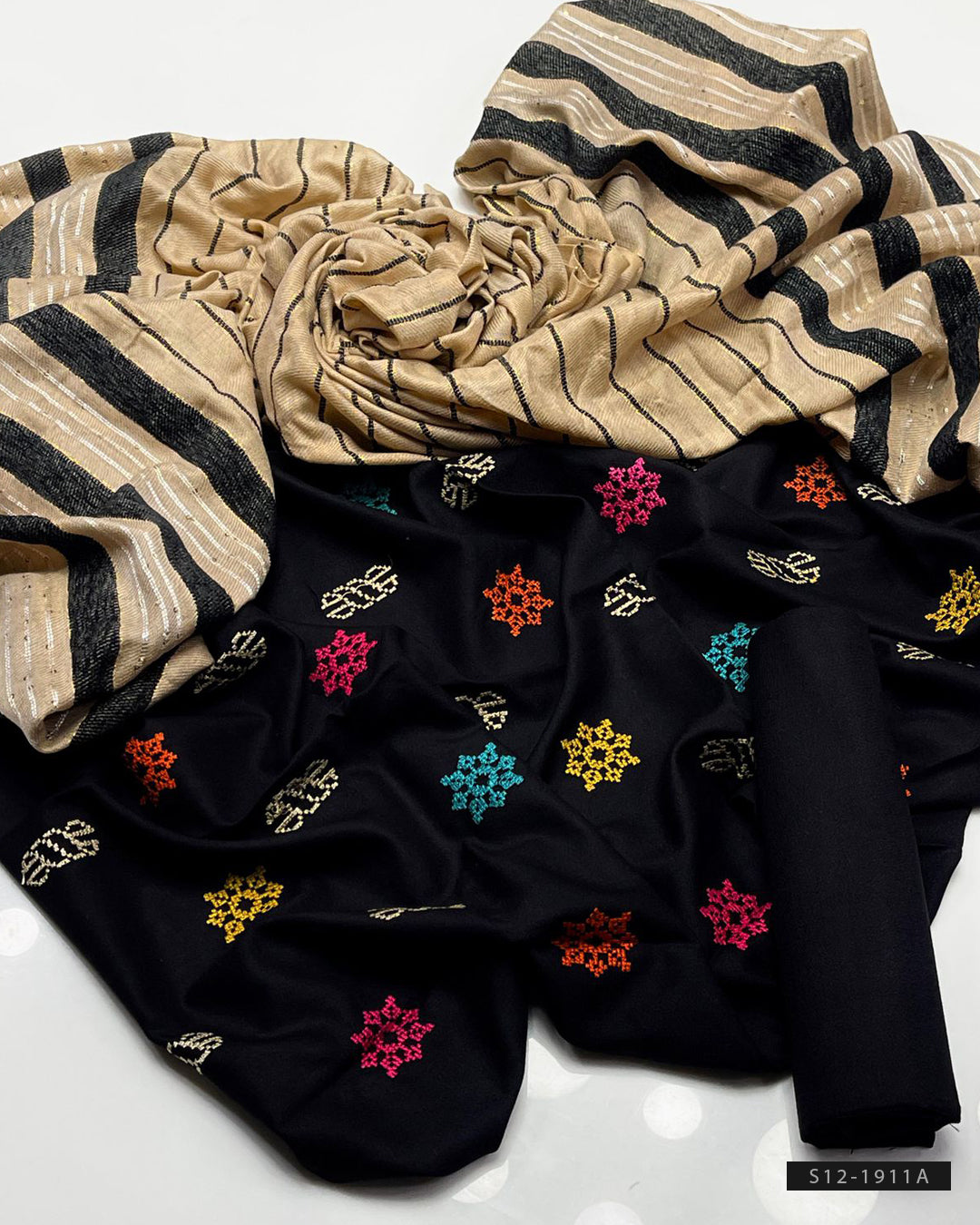 3 PC Unstitched Dhanak Dress Collection