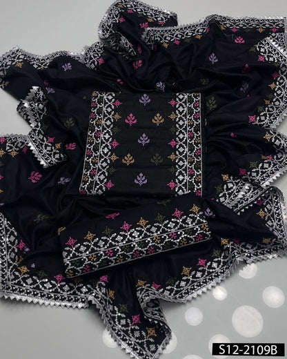 Dhanak Winter Embroidered 3PC Dress