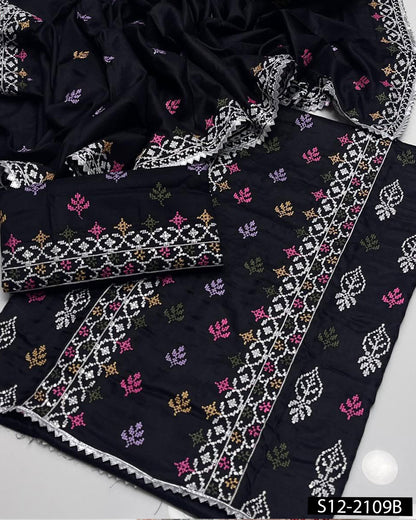 Dhanak Winter Embroidered 3PC Dress