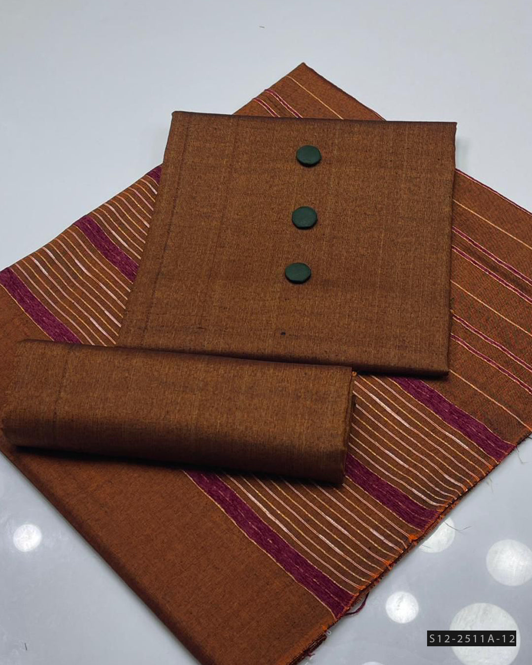 3 PC Unstitched Multani Khadi Susi Dress Collection