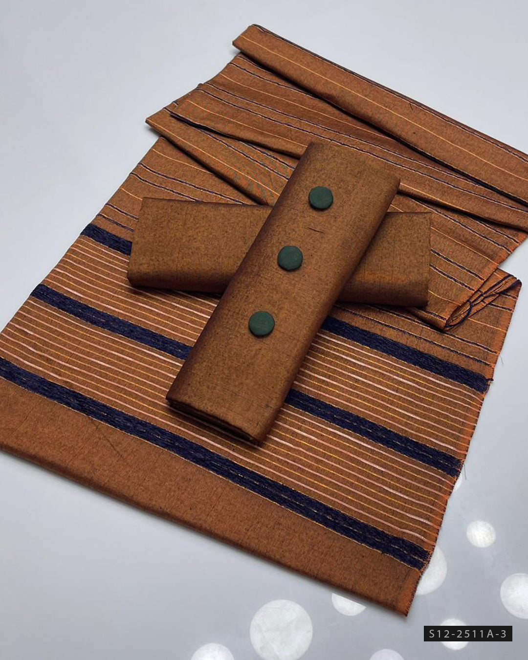 3 PC Unstitched Multani Khadi Susi Dress Collection