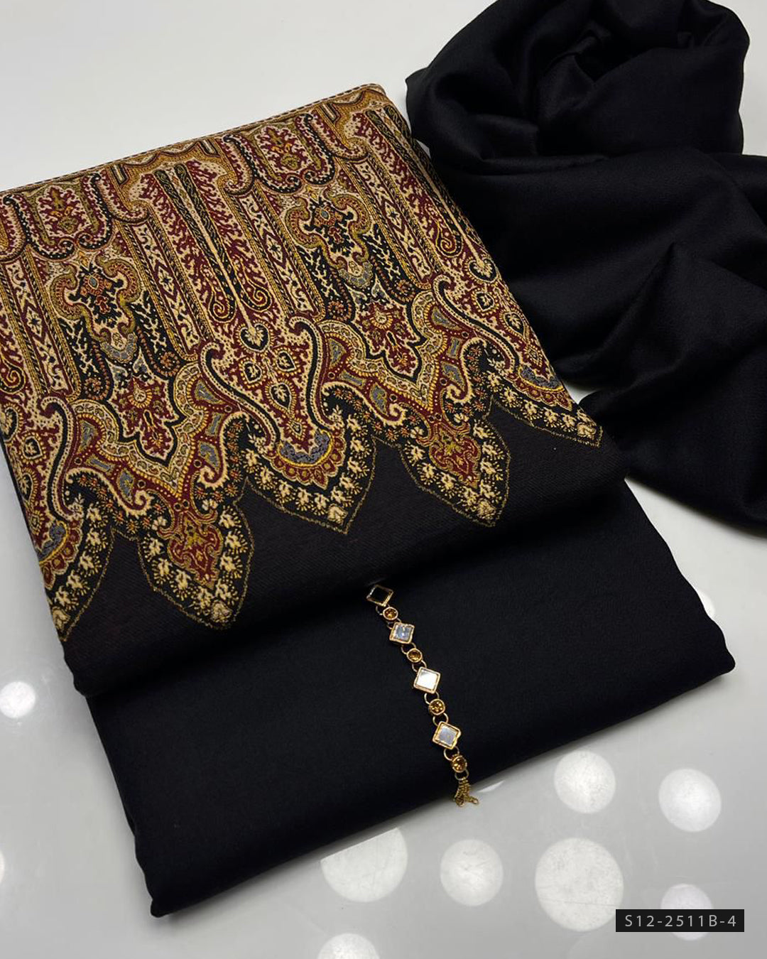 3 PC Unstitched Dhanak Marina Dress Collection