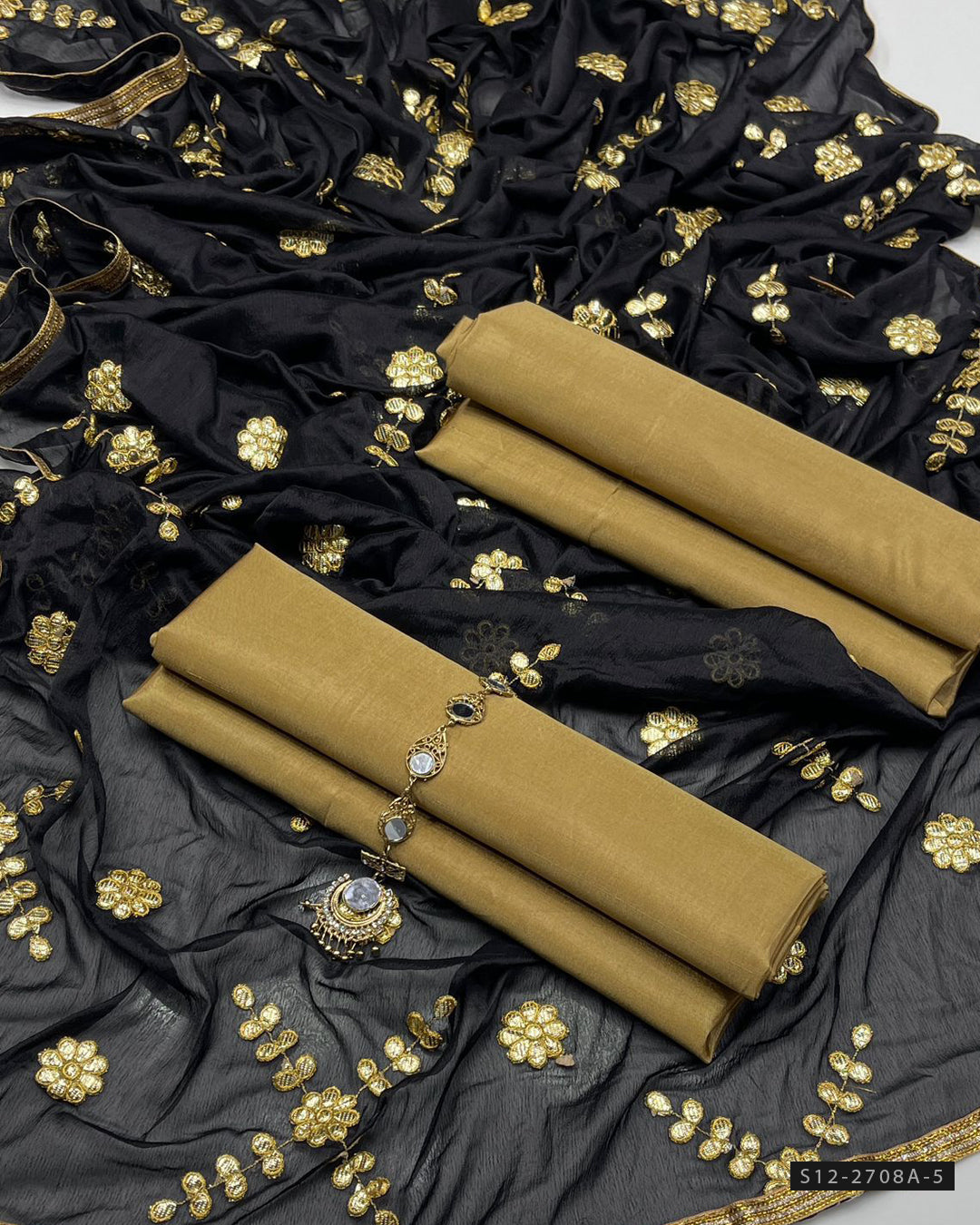 3 PC Unstitched Fancy Dress Collection