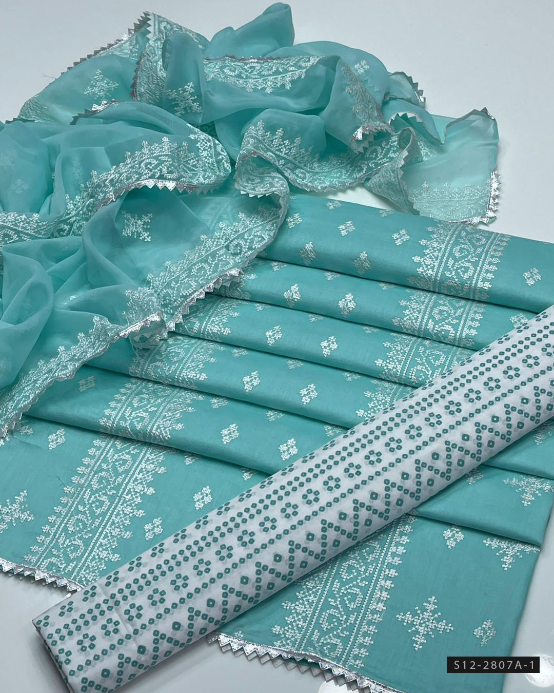 3 PC Unstitched Cotton Lawn Dress Collection