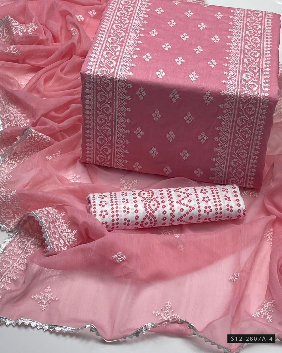 3 PC Unstitched Cotton Lawn Dress Collection