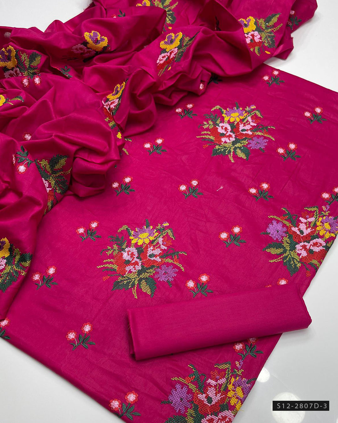 3 PC Unstitched Lawn Dress Collection
