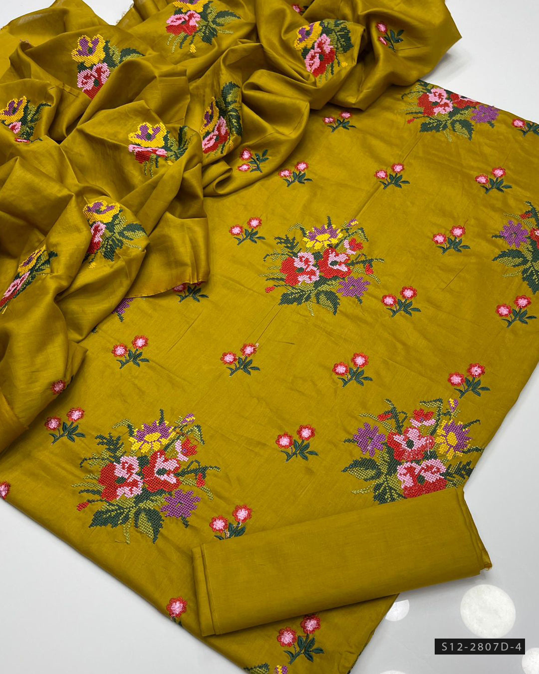 3 PC Unstitched Lawn Dress Collection